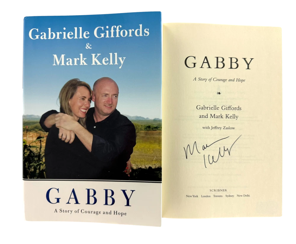 Senator Mark Kelly Signed Autograph Gabby Book - Former Astronaut w/ Beckett COA
