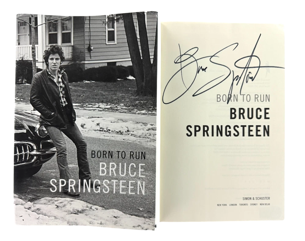 Bruce Springsteen Signed Autograph Born to Run Book - Nebraska w/ Beckett COA