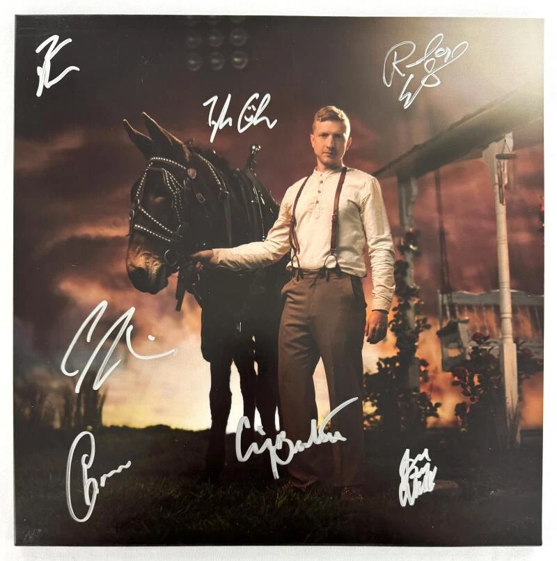 Tyler Childers & Band Signed Autograph Album Record - Rustin in the Rain JSA COA