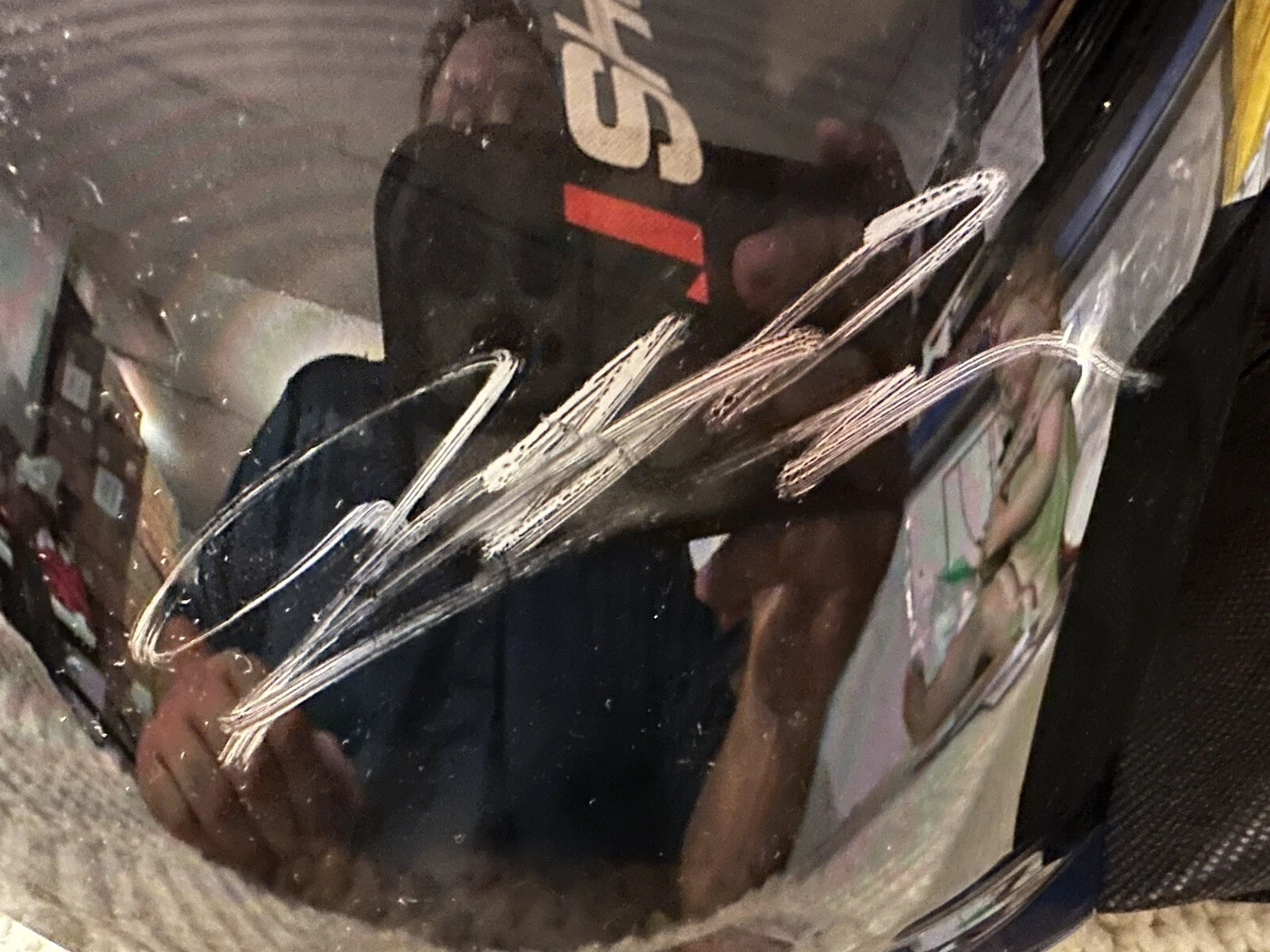 Jeff Gordon Signed F/S Full Size Helmet Visor JSA Authenticated COA Nascar