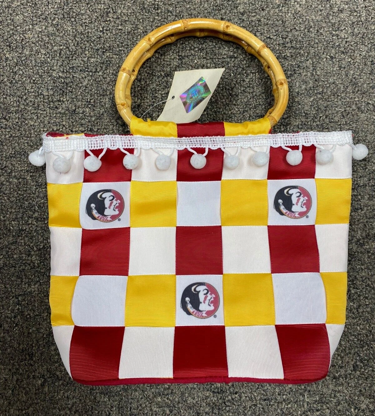 FSU FLORIDA STATE SEMINOLES TEAM LOGO SMALL PURSE NEW WITH TAGS #1 FAN L@@K