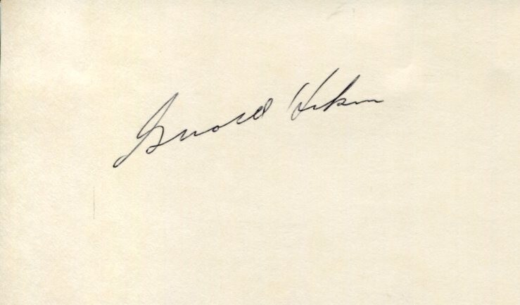 Gerald Hiken The Twilight Zone A Message from Charity Signed Autograph