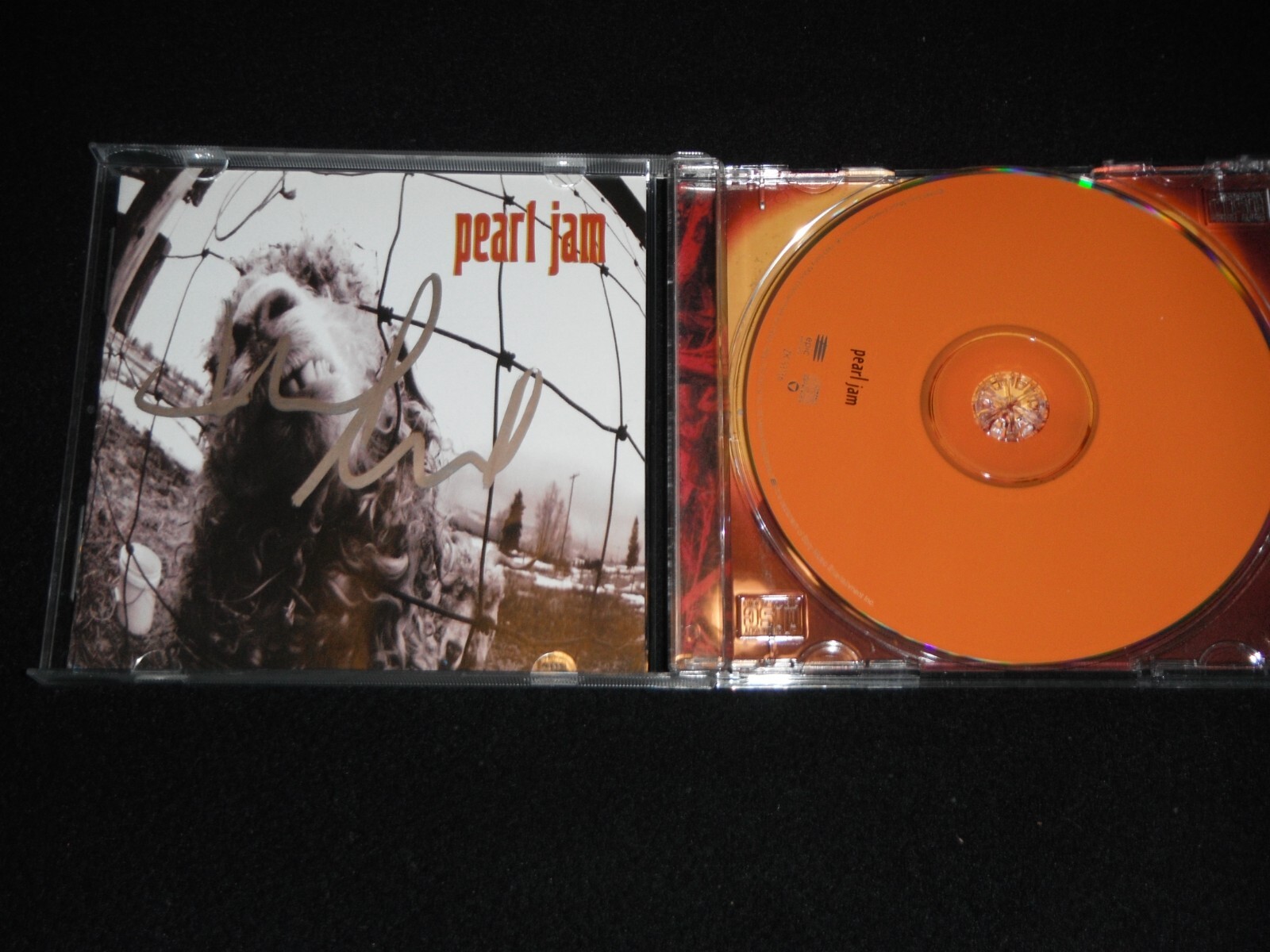 PEARL JAM MIKE MCCREADY SIGNED VS CD COVER