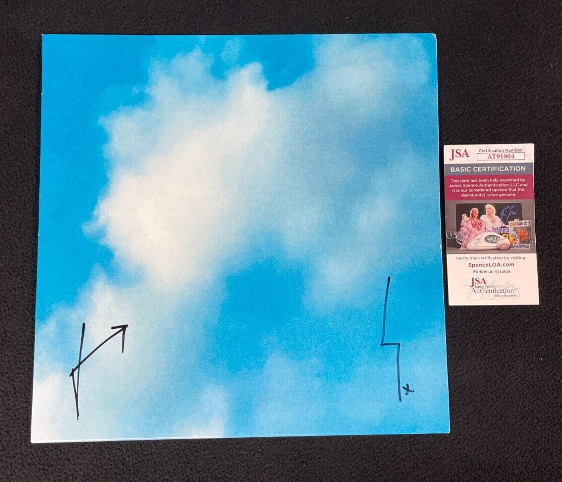 30 Seconds To Mars Signed Its The End Of The World Album Cover JSA COA