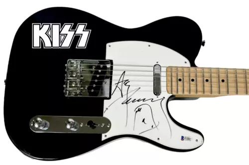 ACE FREHLEY KISS SIGNED AUTOGRAPH ELECTRIC GUITAR THE SPACEMAN BECKETT COA COLLECTIBLE MEMORABILIA