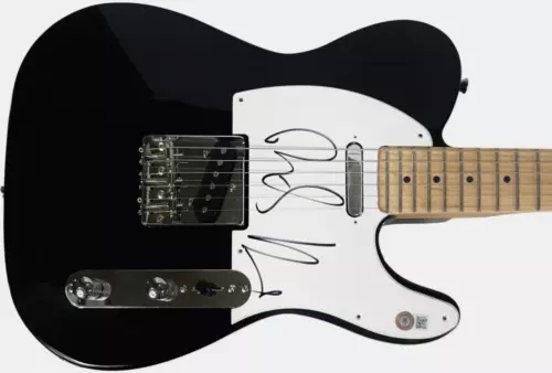 BILLY IDOL SIGNED AUTOGRAPH ELECTRIC GUITAR GENERATION X BECKETT BAS COA COLLECTIBLE MEMORABILIA