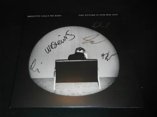 BRIGITTE CALLS ME BABY SIGNED THE FUTURE IS ON OUR WAY OUT ALBUM 2B COLLECTIBLE MEMORABILIA