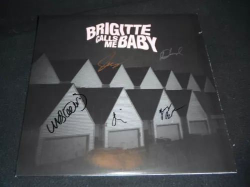 BRIGITTE CALLS ME BABY SIGNED THIS HOUSE IS MADE OF CORNERS ALBUM COLLECTIBLE MEMORABILIA