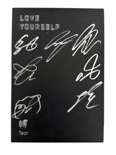 BTS BANGTAN BOYS SIGNED AUTOGRAPH LOVE YOURSELF TEAR CD SET – JUNGOOK W/ BECKETT COLLECTIBLE MEMORABILIA