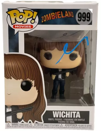 EMMA STONE SIGNED WICHITA FUNKO 999 ZOMBIELAND AUTHENTIC AUTOGRAPH BECKETT COLLECTIBLE MEMORABILIA