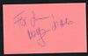 GERALD HIKEN THE TWILIGHT ZONE A MESSAGE FROM CHARITY SIGNED AUTOGRAPH COLLECTIBLE MEMORABILIA