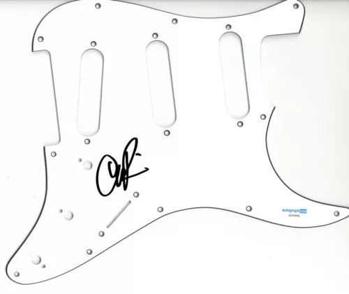 INTERNAL BLEEDING SIGNED AUTOGRAPH STRAT GUITAR PICKGUARD ACOA CHRIS PERVELIS COLLECTIBLE MEMORABILIA