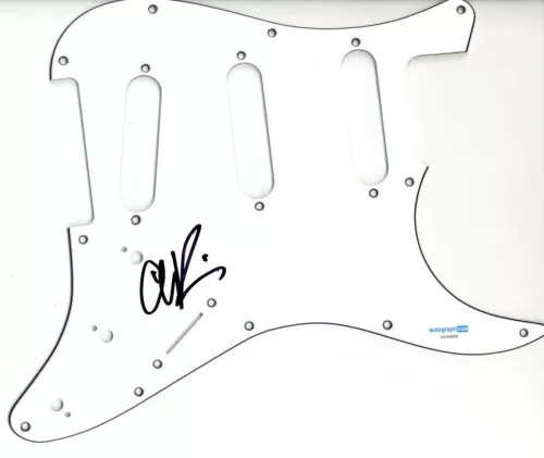 INTERNAL BLEEDING SIGNED AUTOGRAPH STRAT GUITAR PICKGUARD ACOA CHRIS PERVELIS COLLECTIBLE MEMORABILIA