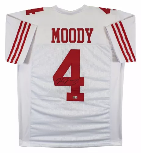 JAKE MOODY AUTHENTIC SIGNED WHITE PRO STYLE JERSEY AUTOGRAPHED BAS WITNESSED COLLECTIBLE MEMORABILIA