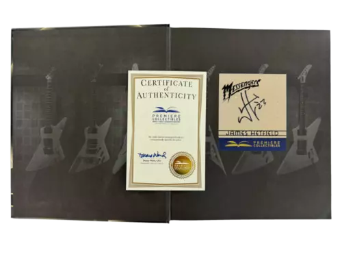 JAMES HETFIELD METALLICA SIGNED AUTOGRAPH MESSENGERS BOOK – KILL ‘EM ALL BECKETT COLLECTIBLE MEMORABILIA