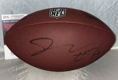 Jaylen Warren Pittsburgh Steelers signed NFL Football autographed JSA