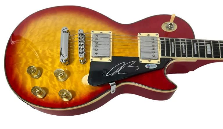 JOE BONAMASSA SIGNED AUTOGRAPH ELECTRIC GUITAR LP STYLE GUITARIST BECKETT COA COLLECTIBLE MEMORABILIA