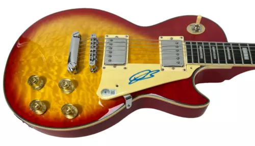 JOE BONAMASSA SIGNED AUTOGRAPH ELECTRIC GUITAR LP STYLE GUITARIST BECKETT COA COLLECTIBLE MEMORABILIA