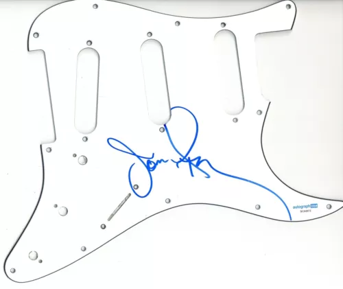 JOHN STAMOS SIGNED AUTOGRAPH STRAT GUITAR PICKGUARD ACOA FULL HOUSE UNCLE JESSE COLLECTIBLE MEMORABILIA