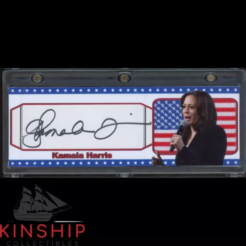 Kamala Harris signed Custom Cut Booklet JSA LOA President Biden VP Auto Z1887