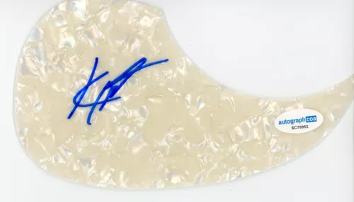 KELSEY HART SIGNED AUTOGRAPH ACOUSTIC GUITAR PICKGUARD ACOA COUNTRY LIFE WITH U