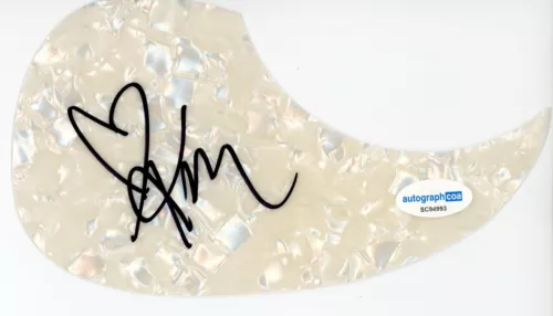 KYLIE MORGAN SIGNED AUTOGRAPH ACOUSTIC GUITAR PICKGUARD ACOA COUNTRY STAR