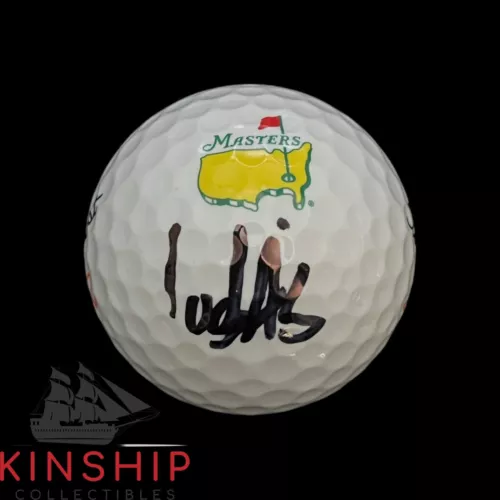 LUDVIG ABERG SIGNED MASTERS LOGO GOLF BALL JSA COA PGA STAR AUTO A3371 COLLECTIBLE MEMORABILIA