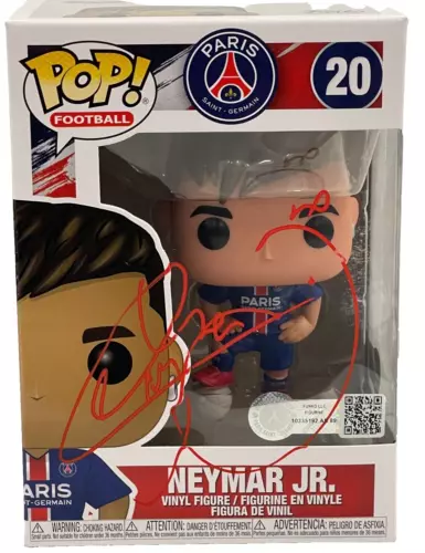 NEYMAR JR. SIGNED FUNKO PARIS SAINT-GERMAIN F.C. AUTHENTIC AUTOGRAPH BECKETT LOA COLLECTIBLE MEMORABILIA