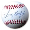 NOLAN RYAN SIGNED RAWLINGS ASTROS 50TH ANN LOGO BASEBALL JSA COA INSCRIBED A3418 COLLECTIBLE MEMORABILIA