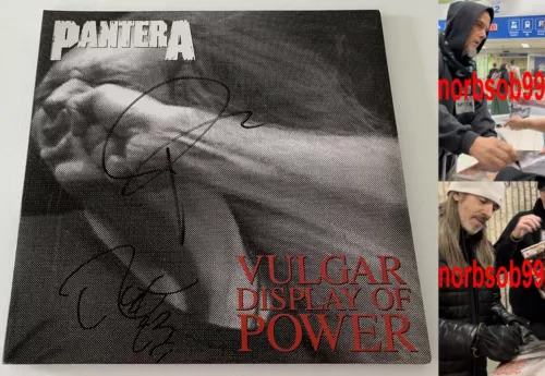 Phil Anselmo Signed Pantera Vulgar Display of Power Album Proof Autographed Vinyl Record Phil Anselmo Signed Pantera Vulgar Display of Power Album Proof Autographed Vinyl Record