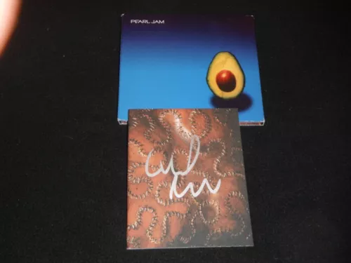PEARL JAM MIKE MCCREADY SIGNED PEARL JAM CD COVER COLLECTIBLE MEMORABILIA