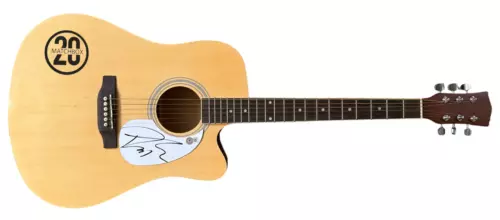 ROB THOMAS SIGNED MATCHBOX TWENTY FULL SIZE ACOUSTIC GUITAR AUTOGRAPH BAS COA COLLECTIBLE MEMORABILIA