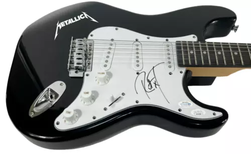 ROBERT TRUJILLO METALLICA SIGNED ELECTRIC GUITAR AUTOGRAPH JSA ACOA COA COLLECTIBLE MEMORABILIA