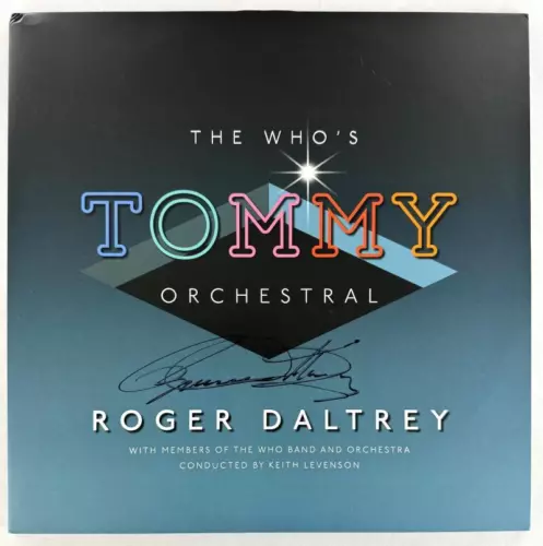 ROGER DALTREY THE WHO SIGNED AUTOGRAPH ALBUM RECORD LP – TOMMY W/ BECKETT COA COLLECTIBLE MEMORABILIA