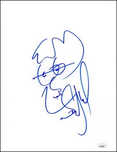 STEFAN LESSARD DAVE MATTHEWS BAND SIGNED AUTOGRAPH – ORIGINAL ART SKETCH W/ JSA COLLECTIBLE MEMORABILIA