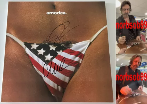 THE BLACK CROWES CHRIS & RICH ROBINSON SIGNED AMORICA VINYL W/PROOF BECKETT COA COLLECTIBLE MEMORABILIA