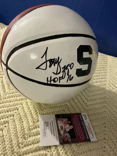 TOM IZZO SIGNED NCAA BASKETBALL AUTOGRAPHED JSA COA AUTHENTICATION MSU SPARTANS COLLECTIBLE MEMORABILIA