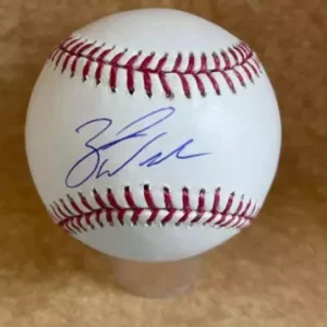 ZACK WHEELER PHILADELPHIA PHILLIES SIGNED AUTOGRAPHED M.L. BASEBALL BECKETT AUTH