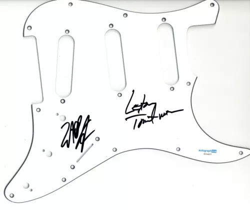ZAPP SIGNED AUTOGRAPH STRAT GUITAR PICKGUARD ACOA LESTER & TERRY TROUTMAN BAND COLLECTIBLE MEMORABILIA