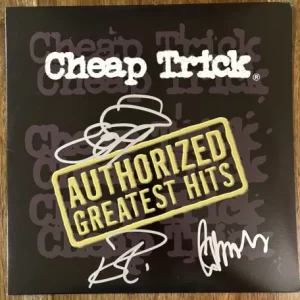 ‘Cheap Trick’ Band Signed Vinyl Album ‘Greatest Hits’ ‘Robin Zander’ Tom & Rick