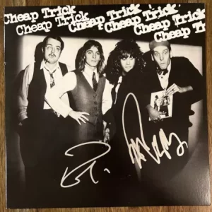 ‘Cheap Trick’ Band Signed Vinyl Album Self Titled Robin Zander & Tom Petersson