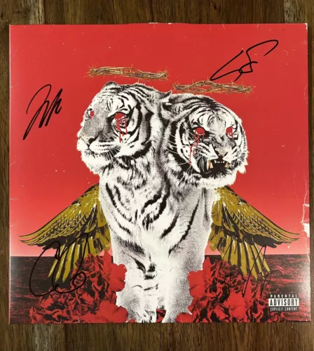 ‘Polyphia’ Full Band Signed Vinyl Album ‘New Levels New Devils’ Tim Henson +3