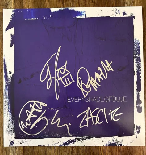 ‘THE HEAD AND THE HEART’ BAND SIGNED VINYL ALBUM ‘EVERY SHADE OF BLUE’ COLLECTIBLE MEMORABILIA