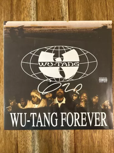 ‘Wu Tang Clan’ GZA Signed ‘36 Chambers’ Vinyl Album Record Wu-Tang Forever
