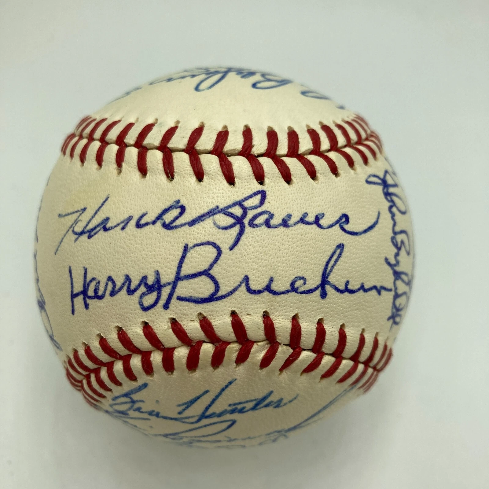 Beautiful 1966-67 Baltimore Orioles Team Signed Baseball JSA COA