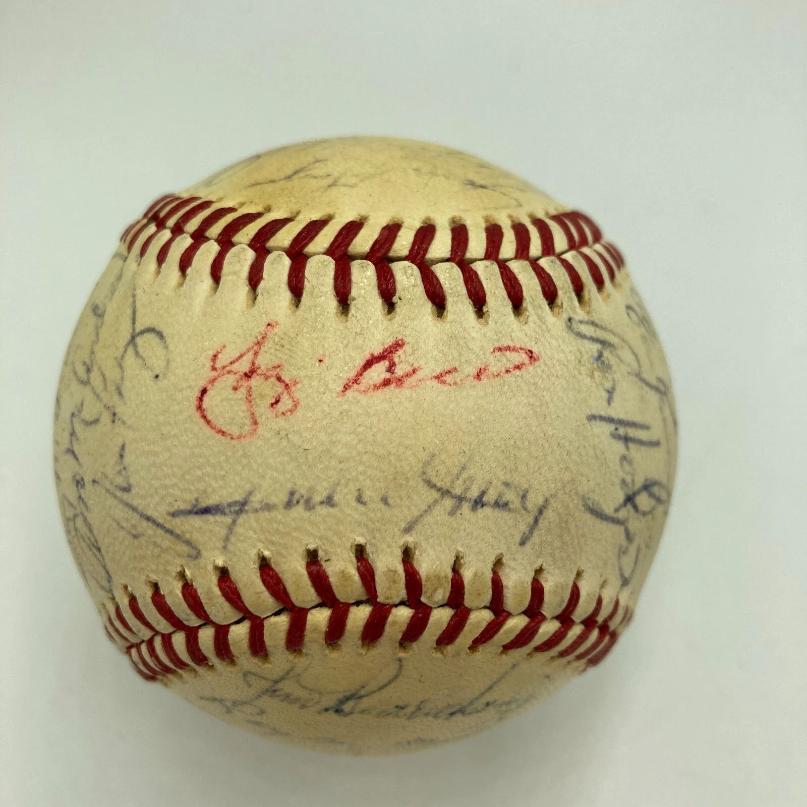1973 NEW YORK METS NL CHAMPS TEAM SIGNED BASEBALL WILLIE MAYS TOM SEAVER JSA COA COLLECTIBLE MEMORABILIA