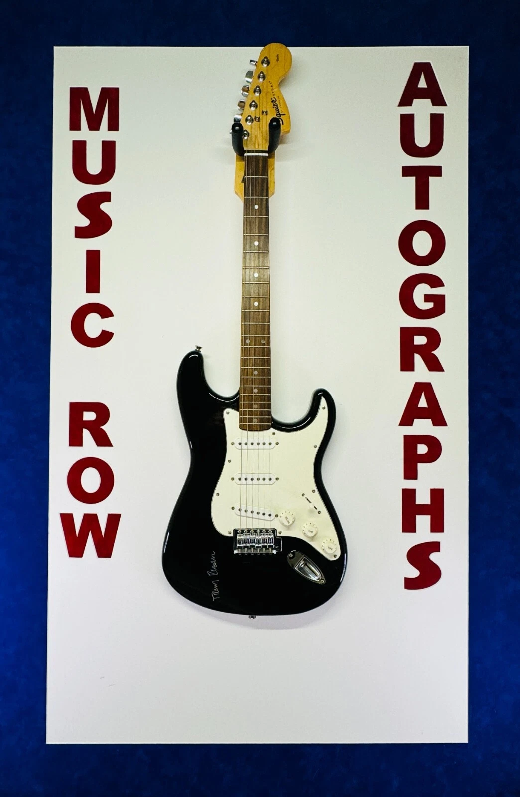 TRENT REZNOR Signed Electric Fender Guitar Autograph Nine Inch Nails JSA LOA