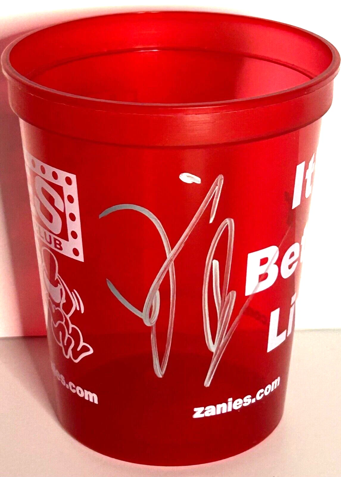 DONNIE BAKER Signed Autograph Cup Zanies Comedy Club ACOA Comedian