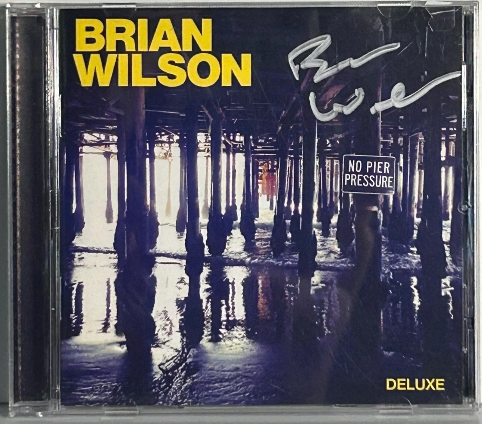 BRIAN WILSON Signed Autograph CD 