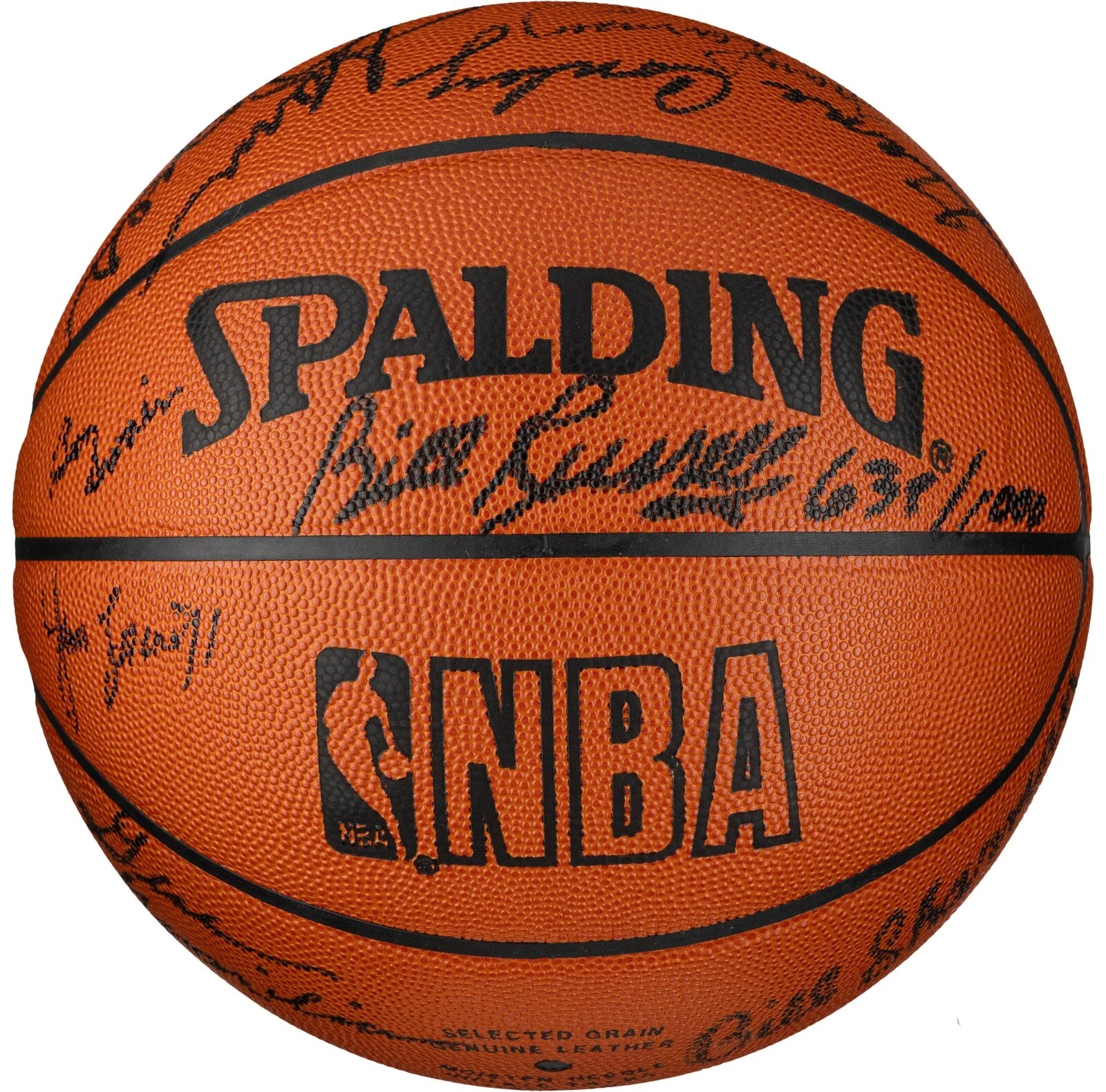 1959-60 BOSTON CELTICS NBA CHAMPS TEAM SIGNED BASKETBALL PSA DNA & BECKETT COA COLLECTIBLE MEMORABILIA
